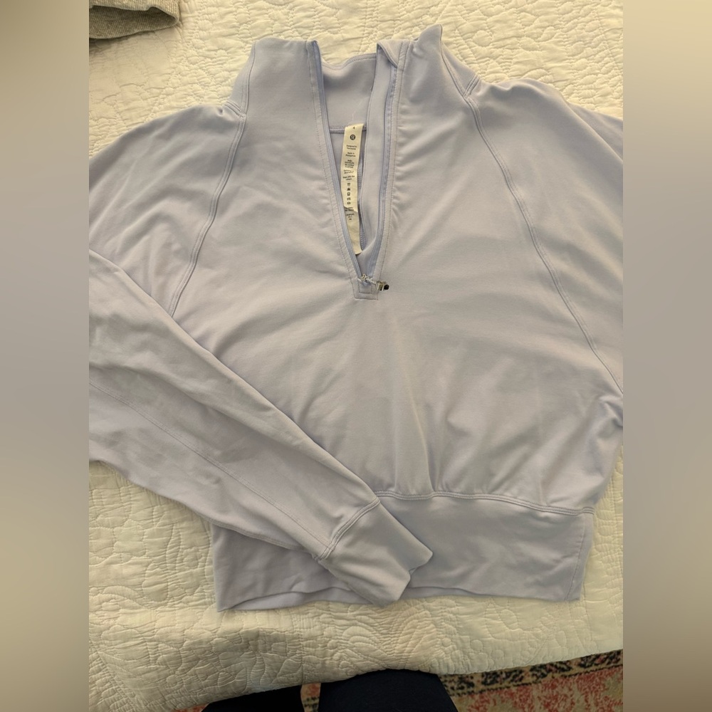 Lululemon Lavender Quarterzip Long Sleeve